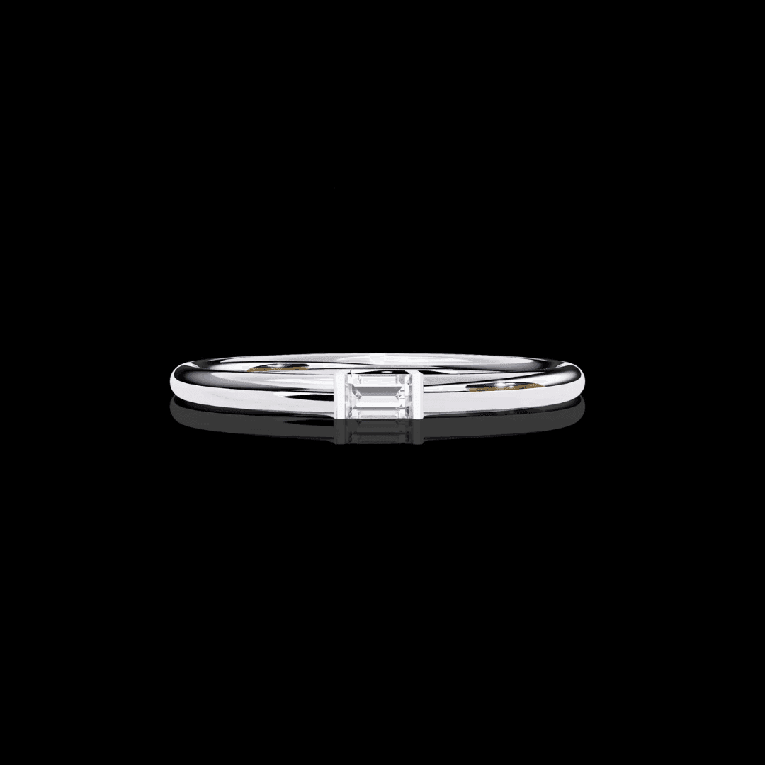 Shattering Convention Moissanite Diamond Ring - Aventus