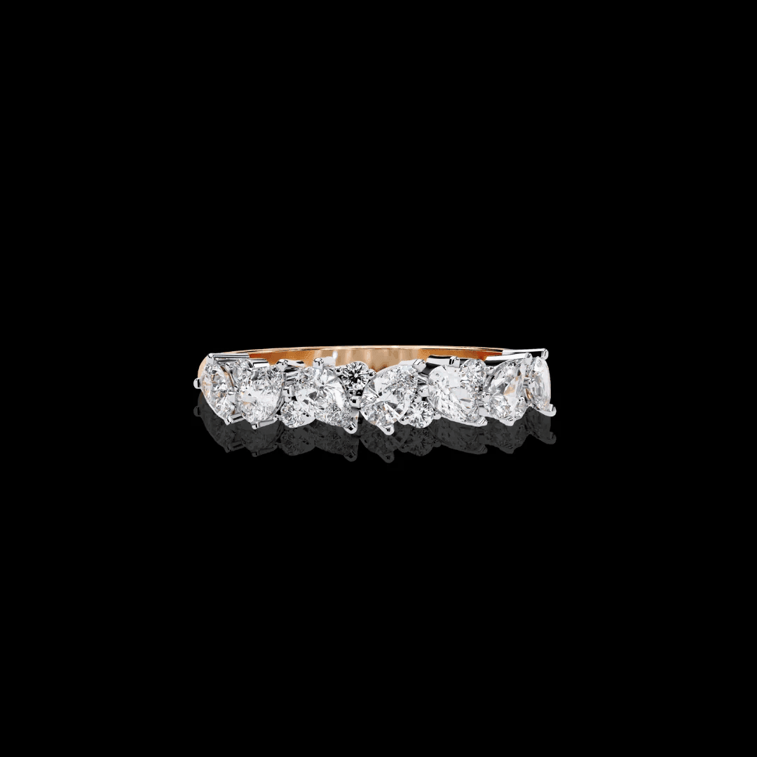 Thorn Edgy Botanical Moissanite Diamond Ring - Aventus