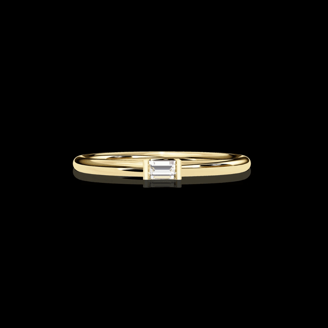 Shattering Convention Moissanite Diamond Ring - Aventus
