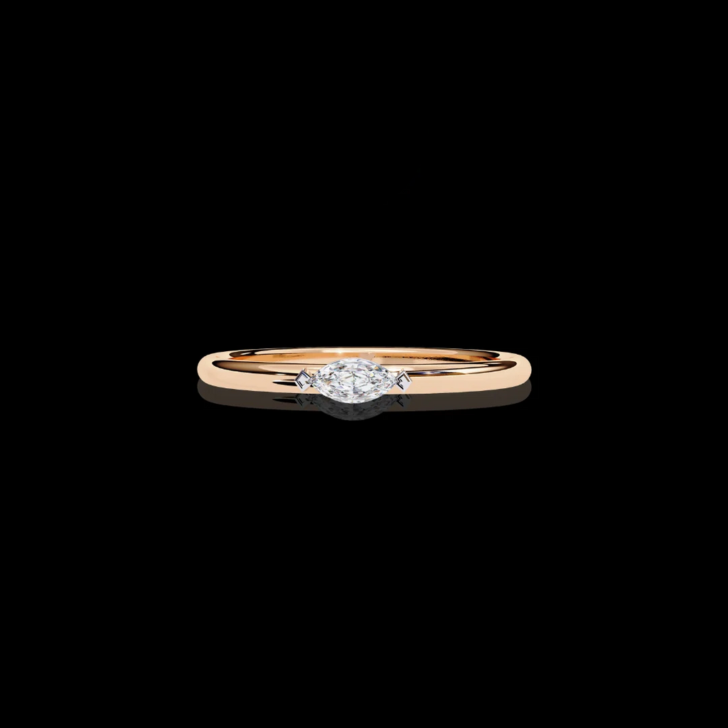 ced Out Moissanite Diamond Wedding Band in Sterling Silver
