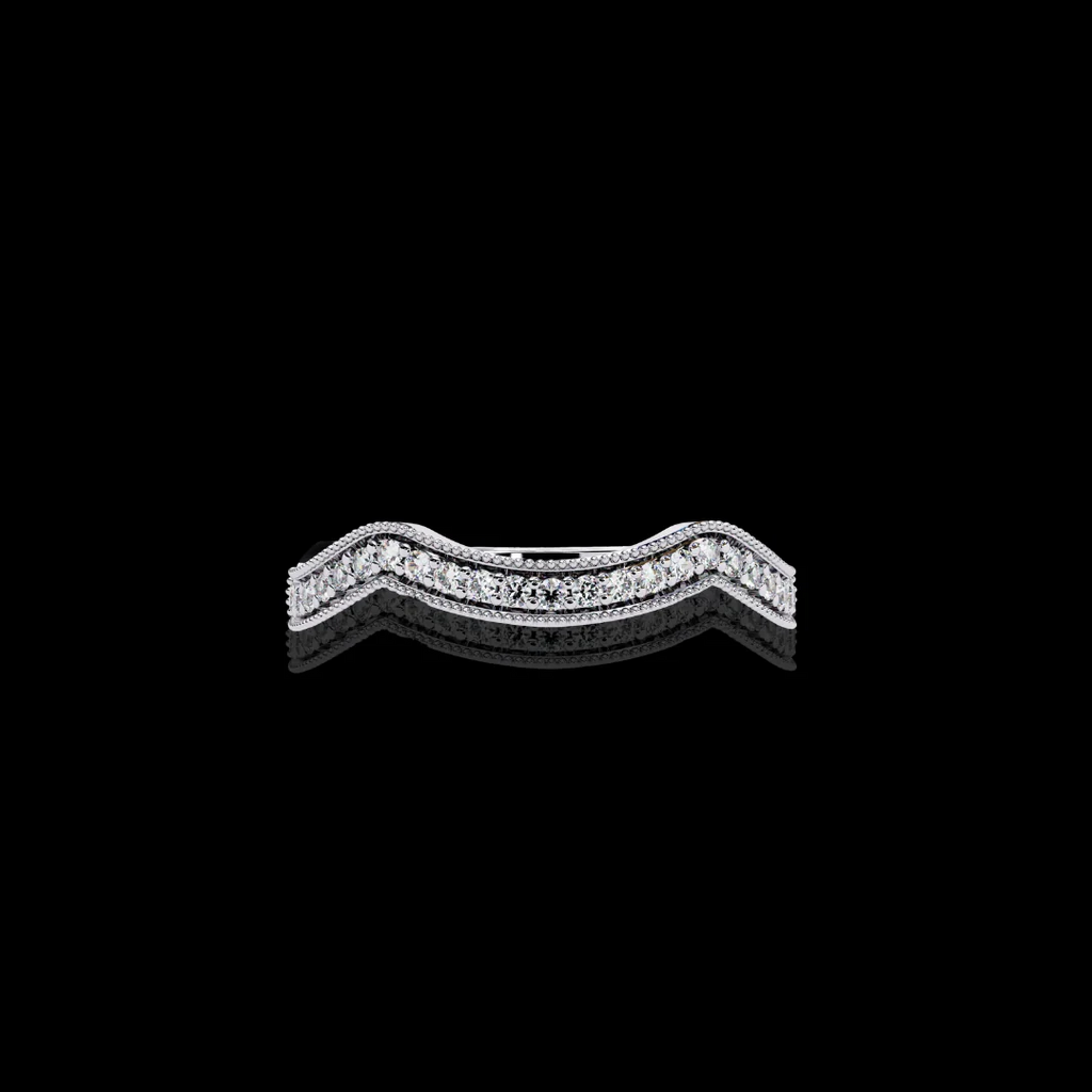One of a Kind Sparkle Rare & Unique Moissanite Diamond Ring