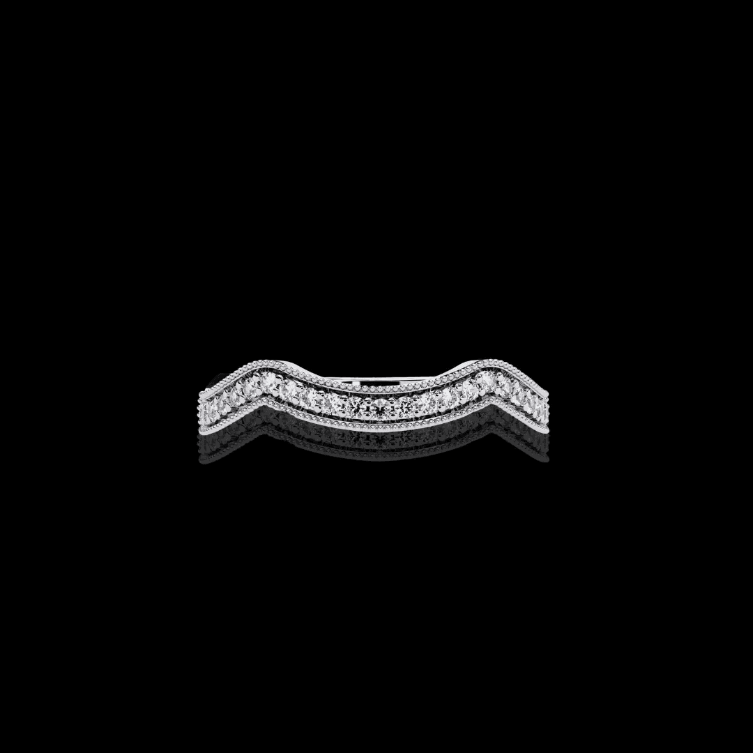 One of a Kind Sparkle Rare & Unique Moissanite Diamond Ring - Aventus