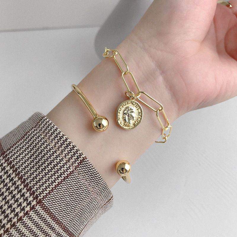 Simple Open Bangle Bracelet - Aventus