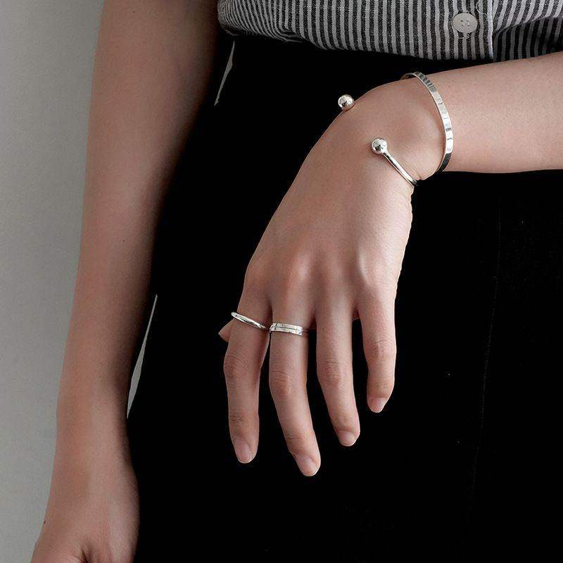 Simple Open Bangle Bracelet - Aventus