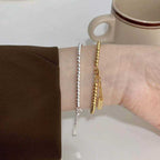 Round Bead Stretch Bracelet - Aventus