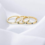 Tricolor Elegance Ring - Aventus