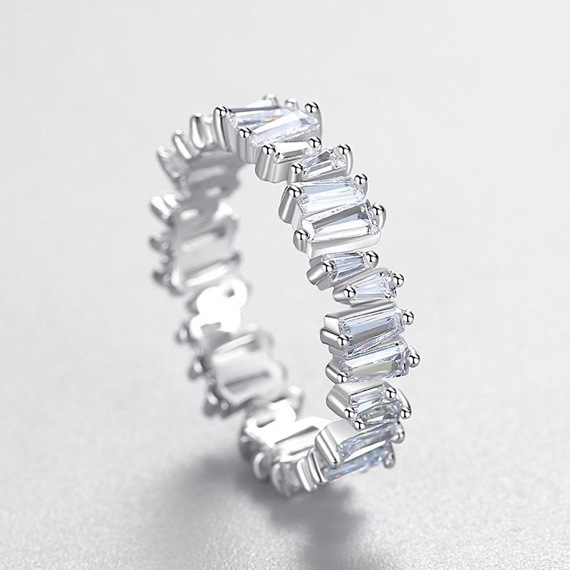 Irregular Baguette Eternity Ring
