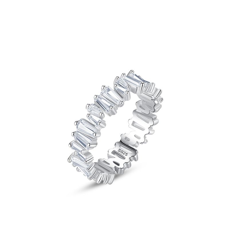 Irregular Baguette Eternity Ring
