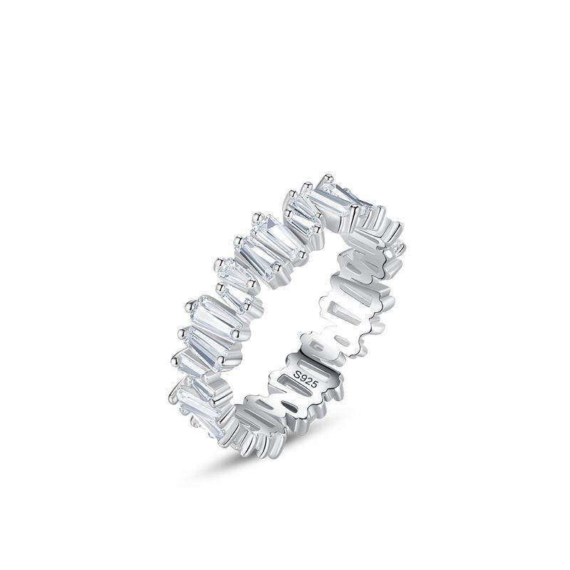 Irregular Baguette Eternity Ring - Aventus