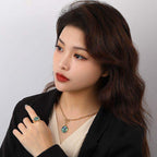 Round Abalone Shell Necklace - Aventus