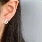 Scallop Skirt Stud Earrings - Aventus