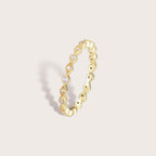 Round Rhombus Eternity Band