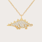 Stegosaurus Pendant Necklace