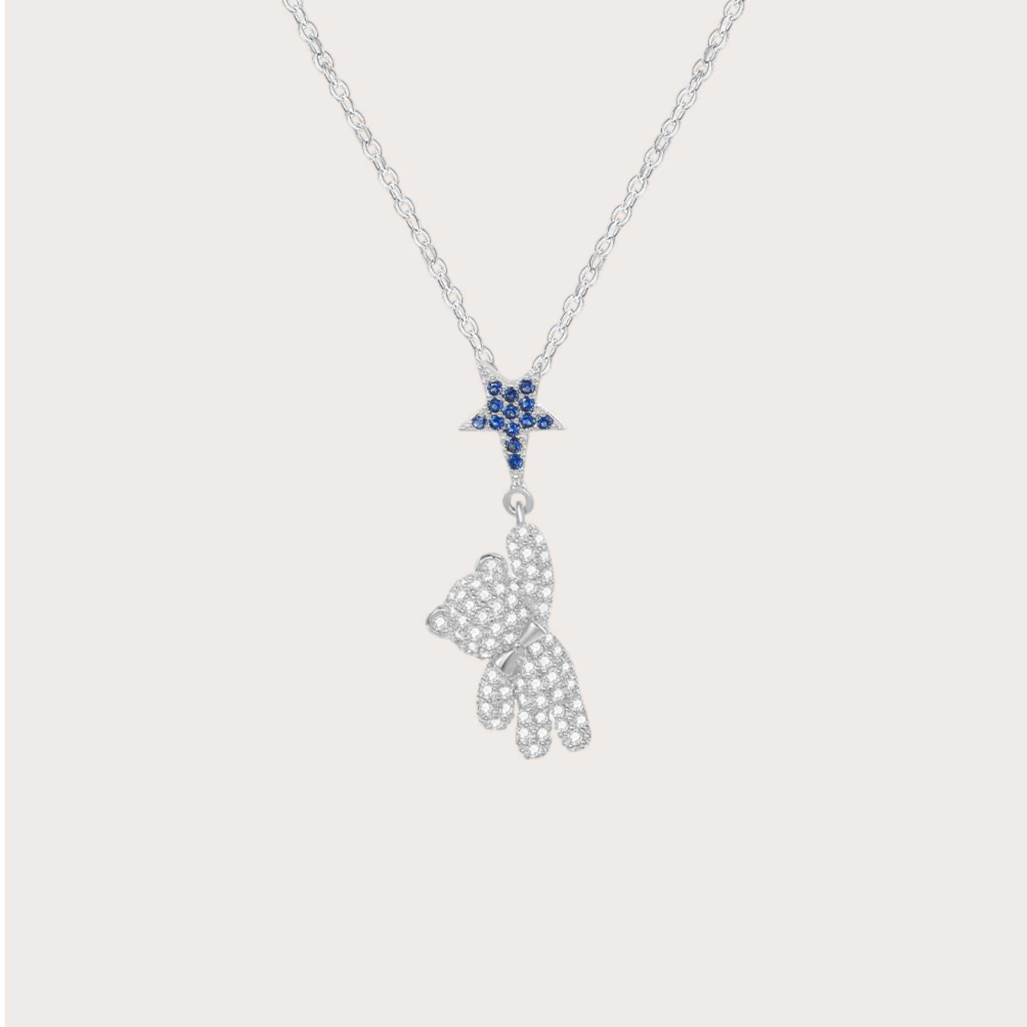 Teddy Bear Pendant Necklace