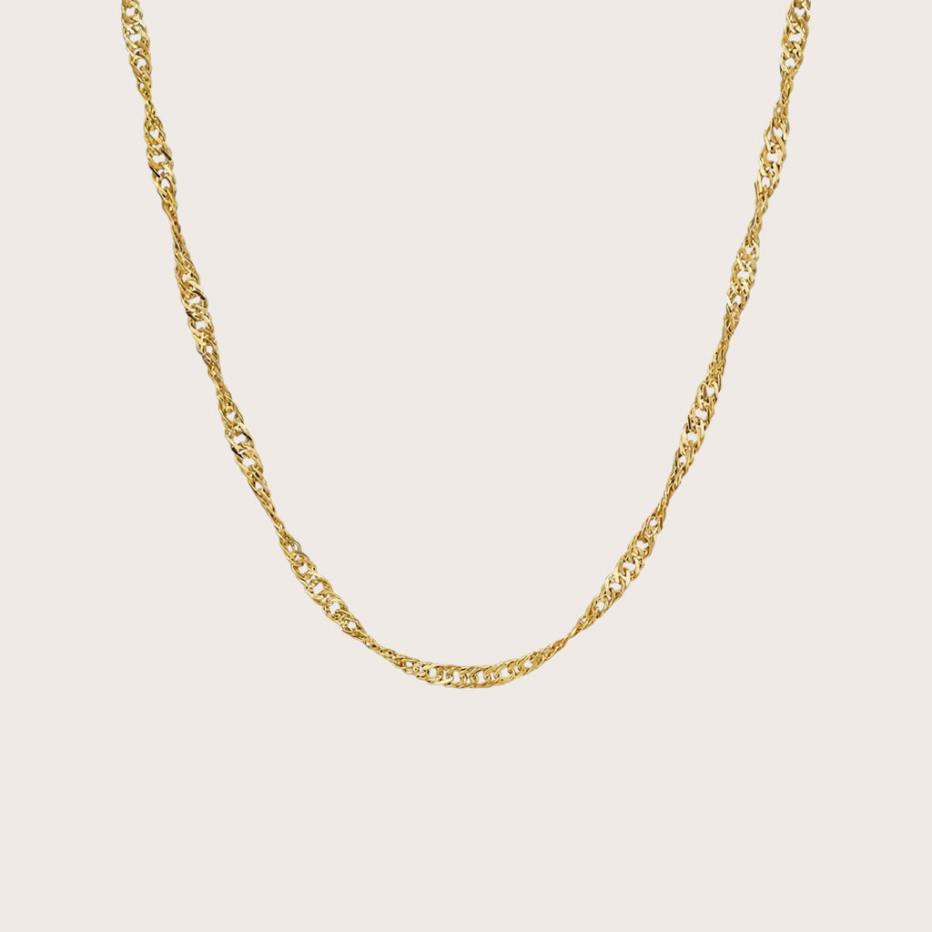 Dainty Twisted Chain Necklace