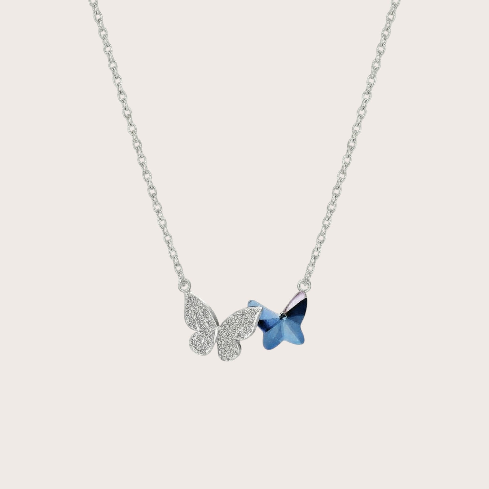 Twin Butterfly Necklace