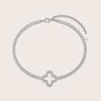 Pave Clover Tennis Bracelet - Aventus