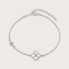 Lucky Mother of Pearl Clover Bracelet - Aventus