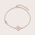 Lucky Mother of Pearl Clover Bracelet - Aventus