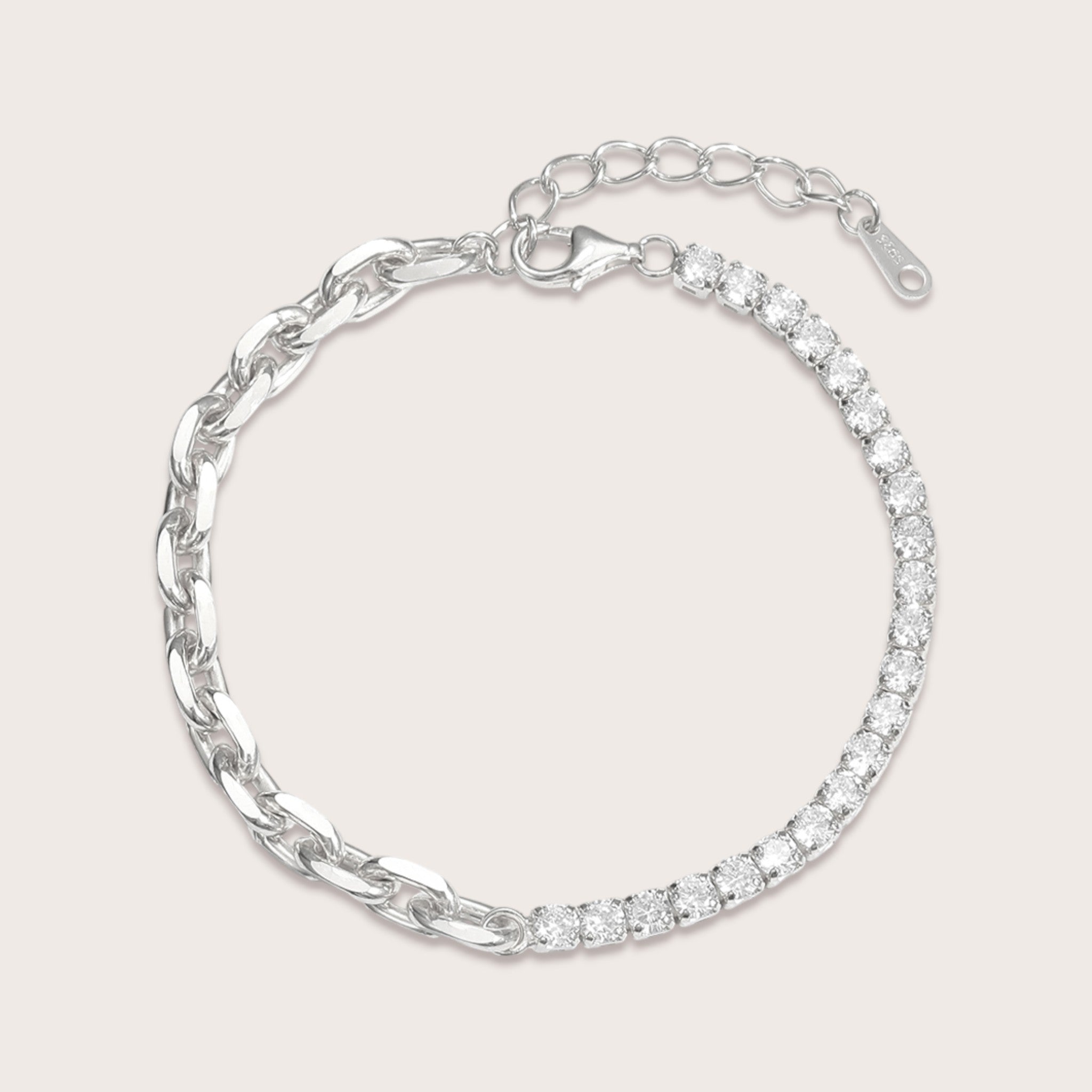 Hybrid Tennis Chain Bracelet