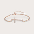 Cross Inline Bracelet