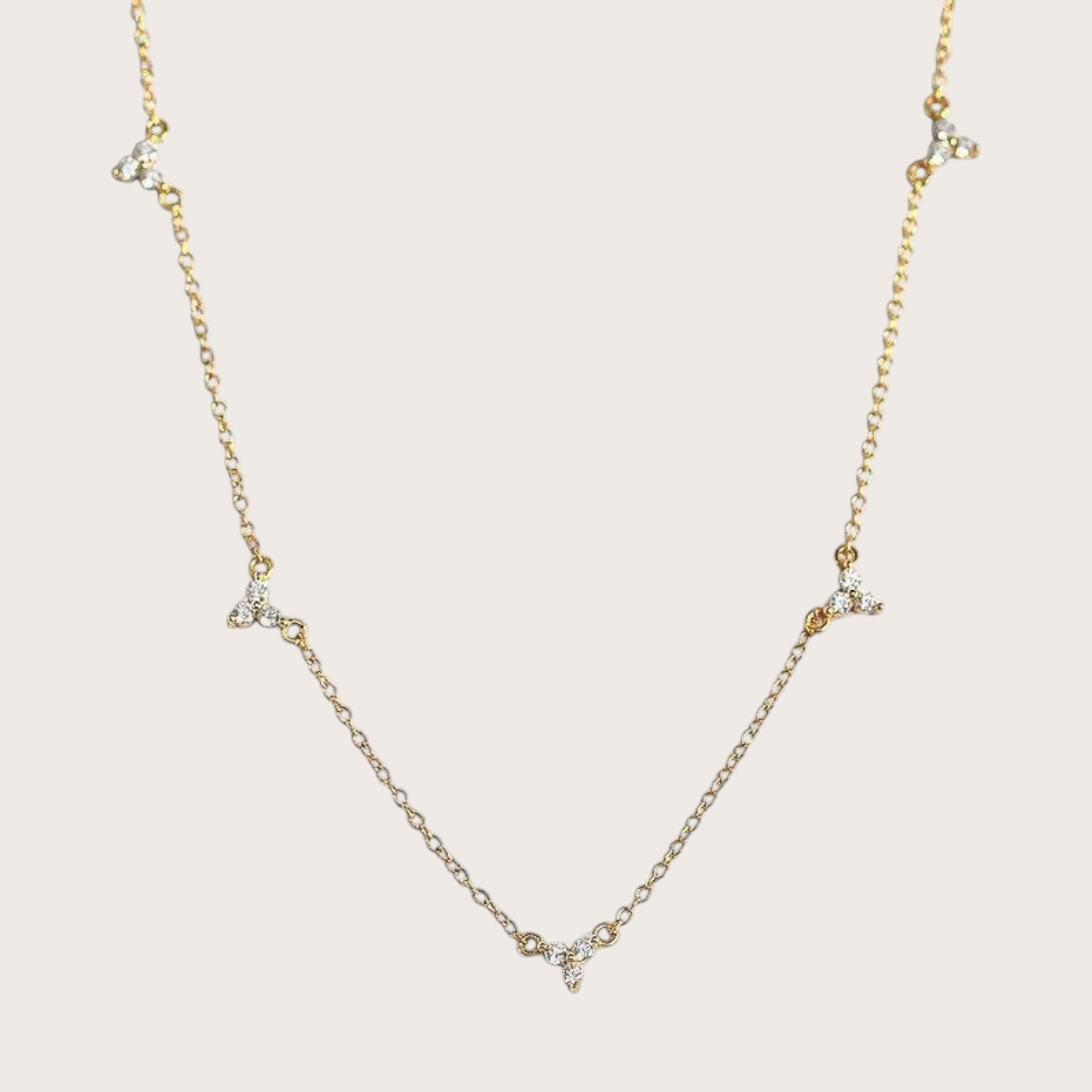 Three Leaf Clover Neckalce