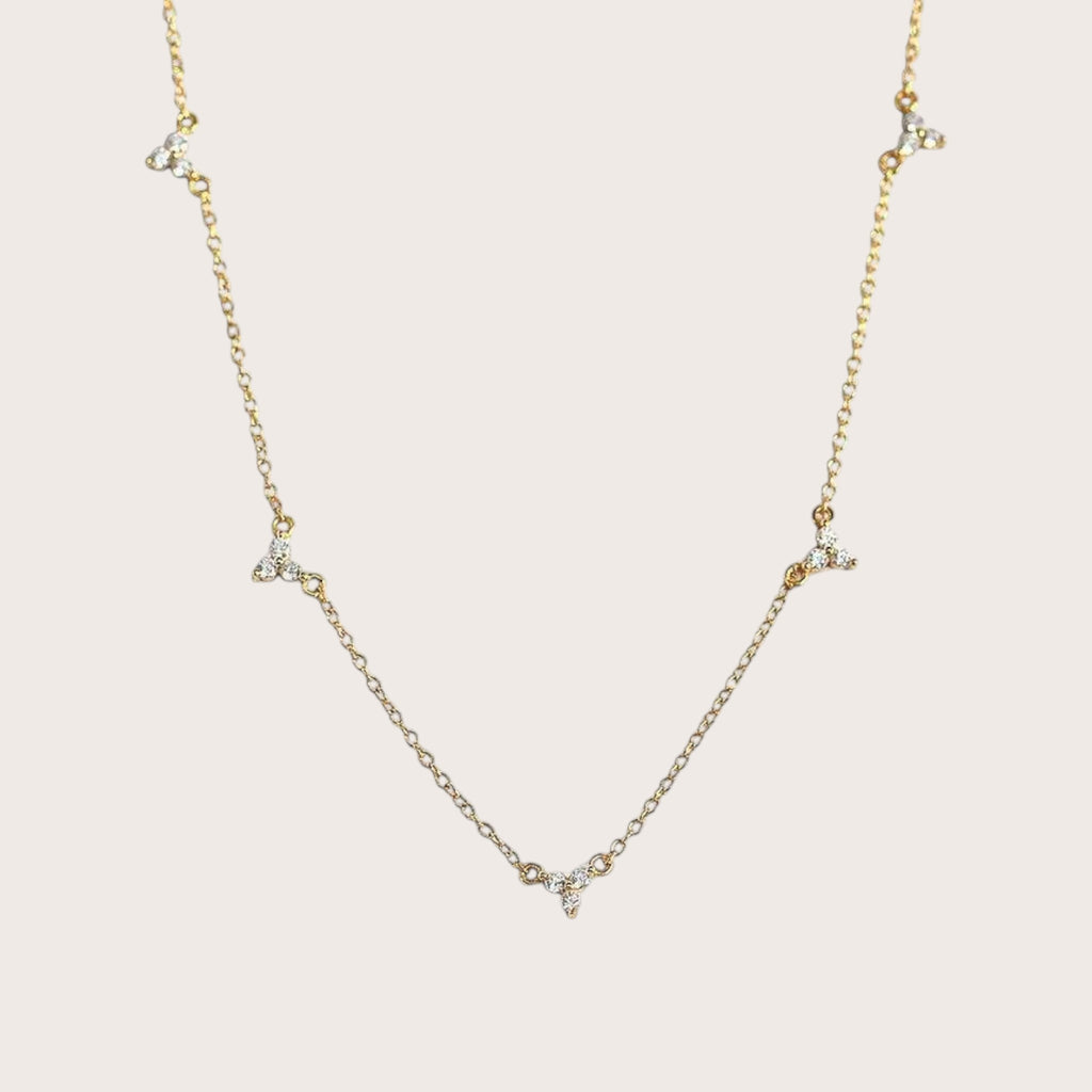 Three Leaf Clover Neckalce