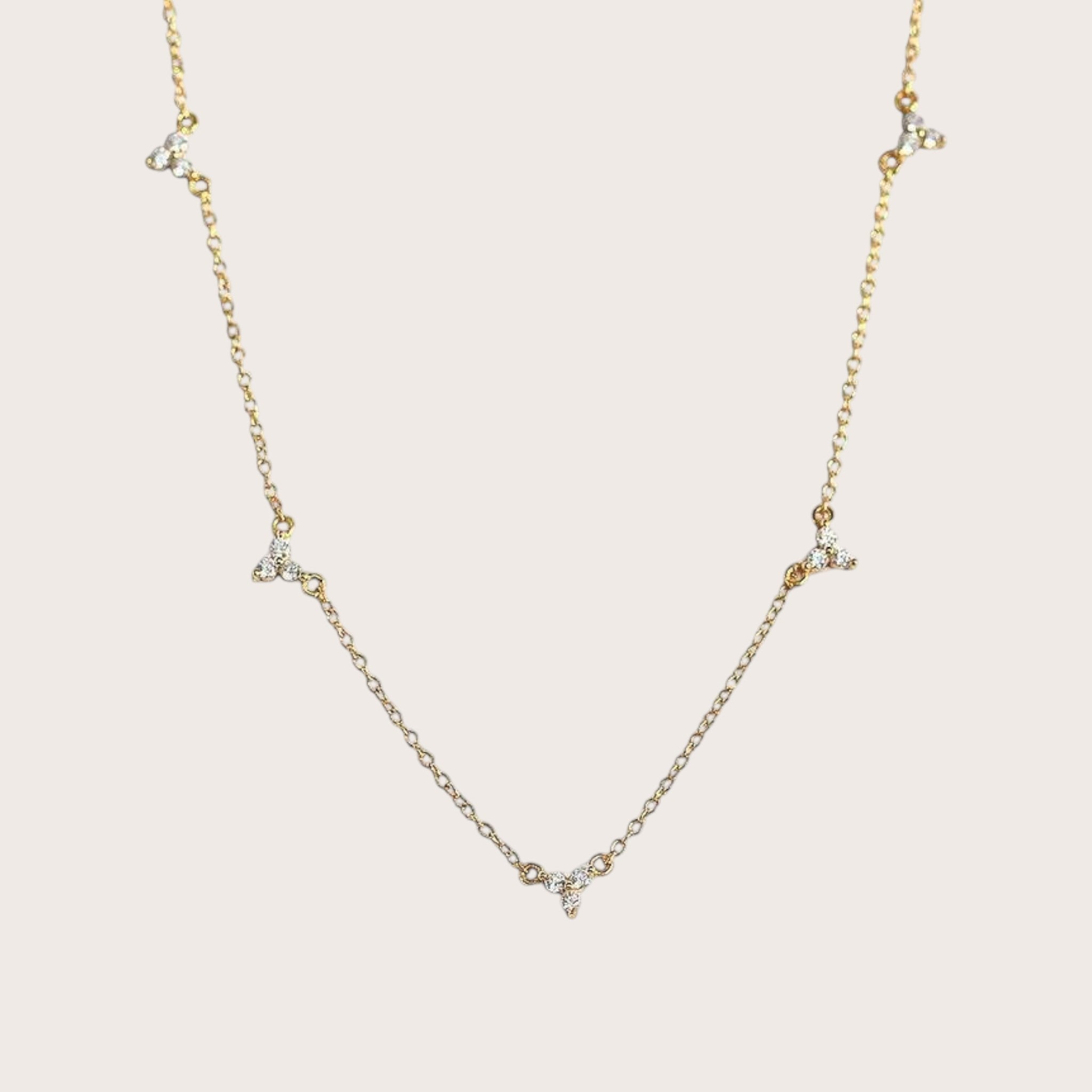 Three Leaf Clover Neckalce