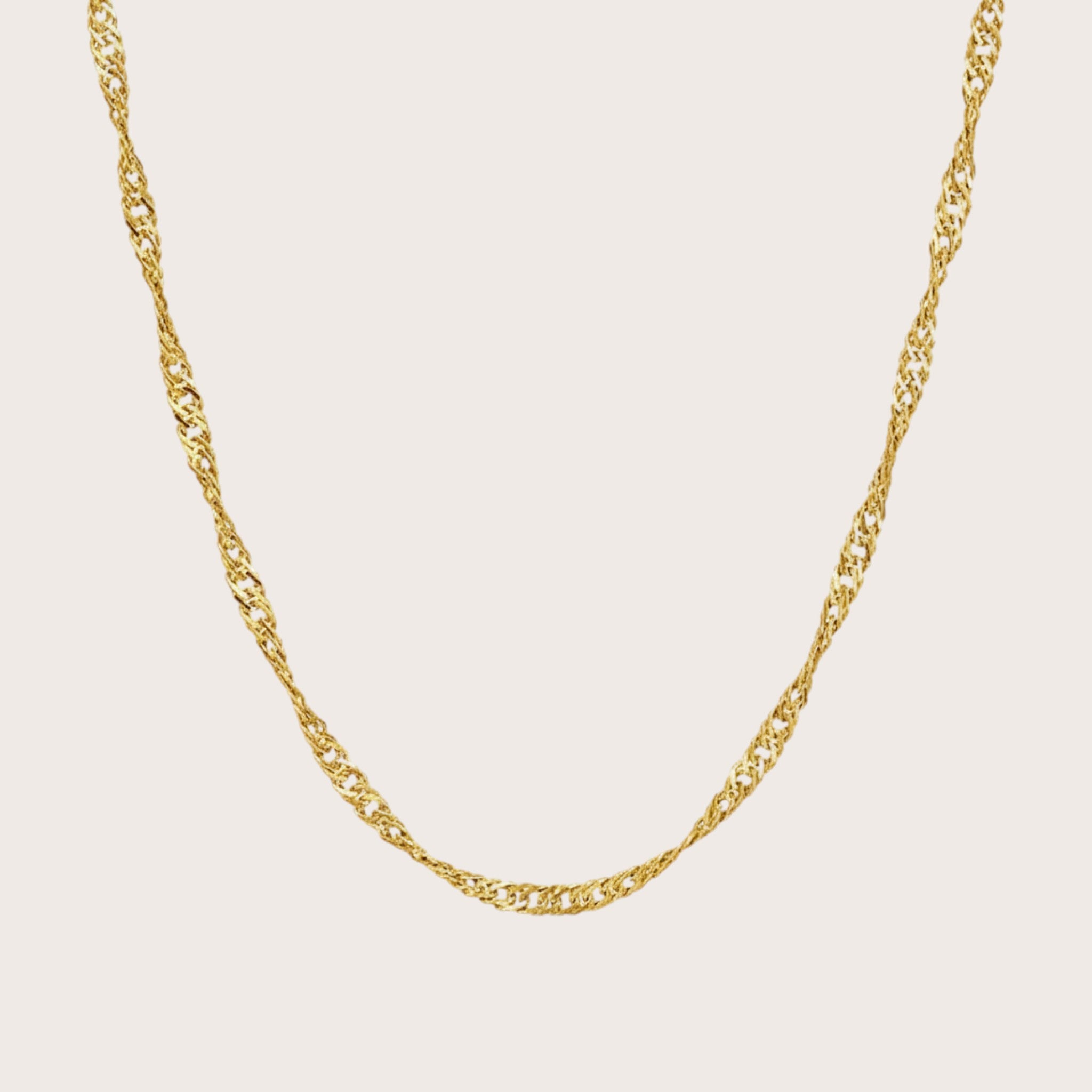 Dainty Twisted Chain Necklace