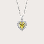 Gemmed Heart Necklace