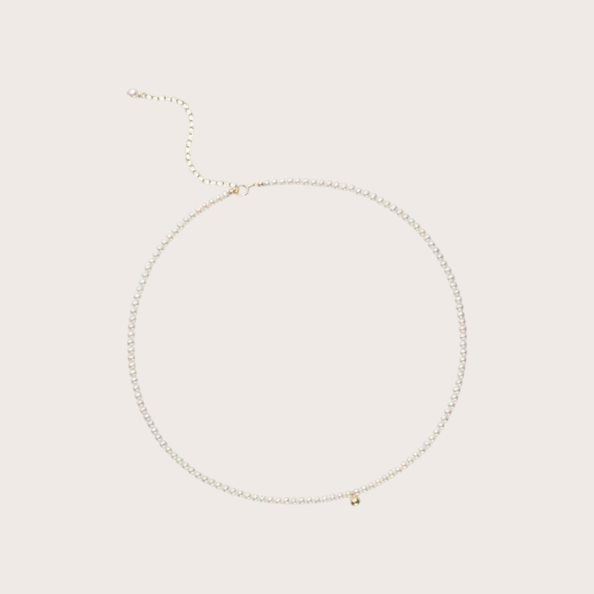 Mini Natural Pearl Beaded Necklace