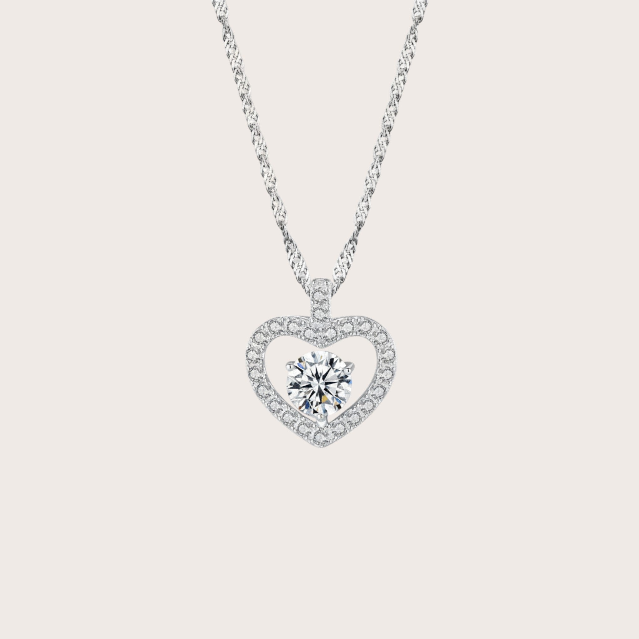 Hollow Heart Necklace