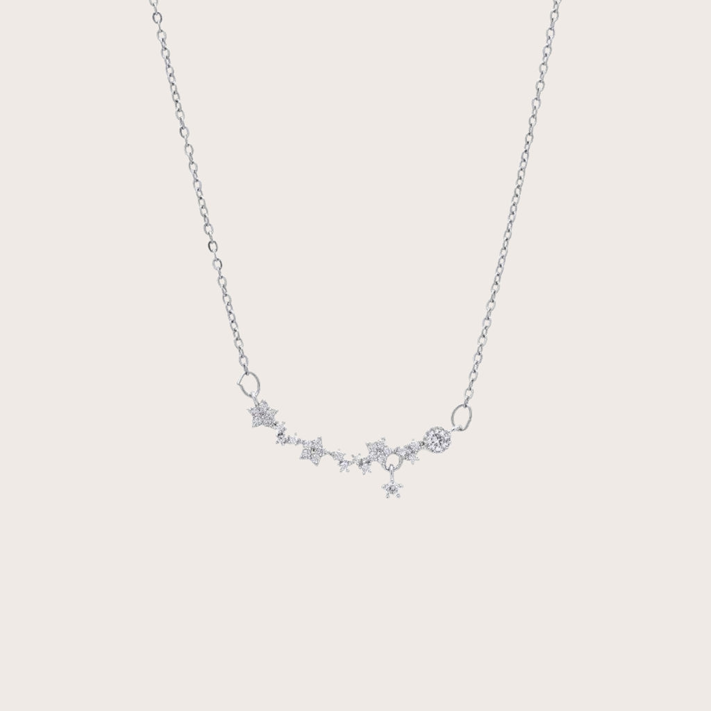 Sterling Silver Arc Necklace