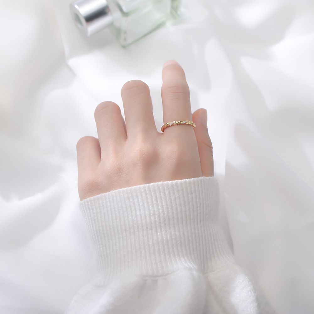 Twisted Eternity Ring