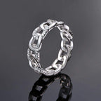 Pave Chain Link Ring - Aventus