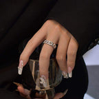 Pave Chain Link Ring - Aventus