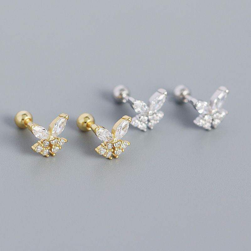 Mini Butterfly Stud Earrings - Aventus
