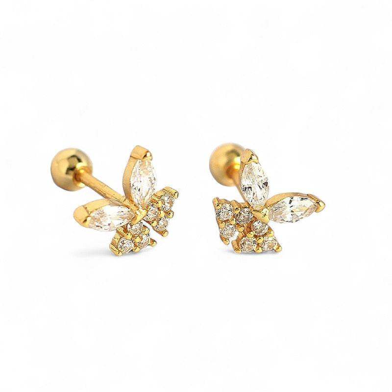 Mini Butterfly Stud Earrings - Aventus