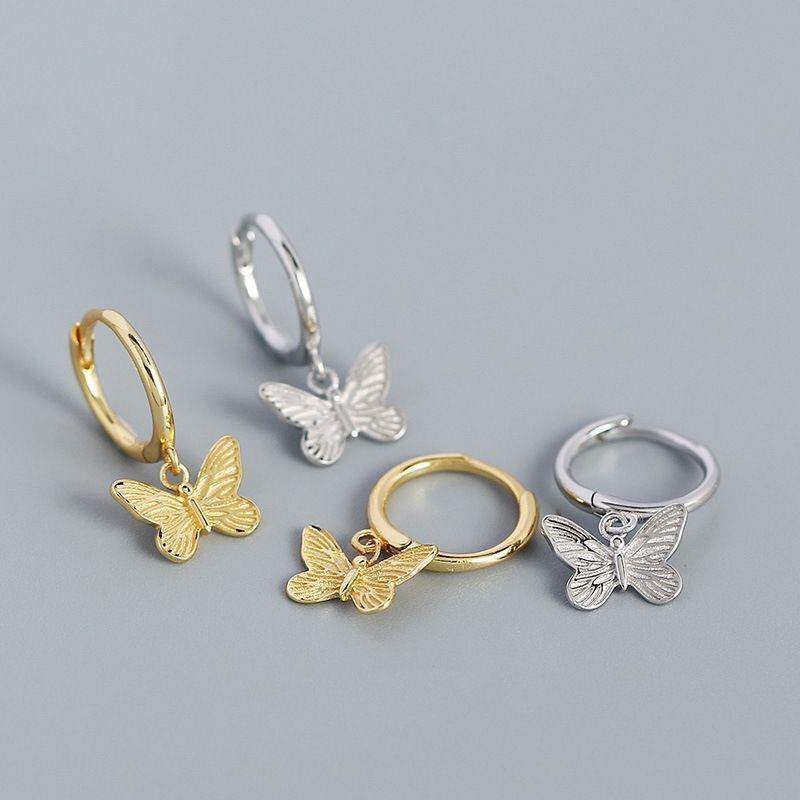 Dangling Butterfly Earrings - Aventus
