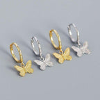 Dangling Butterfly Earrings - Aventus