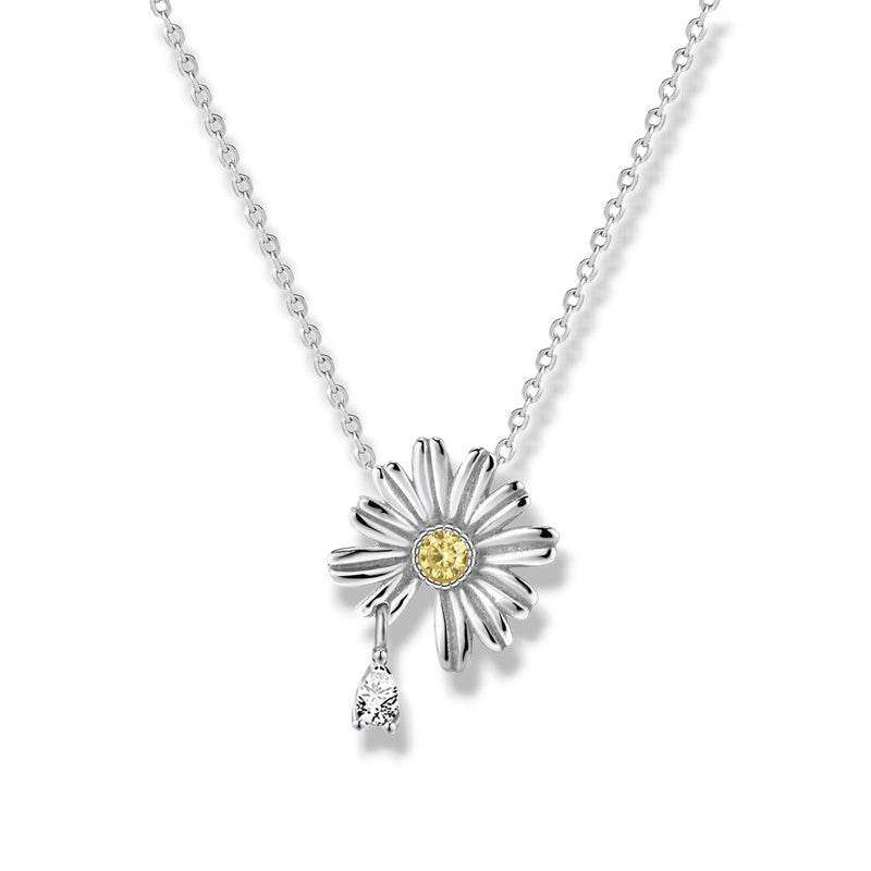 Daisy Flower Necklace - Aventus
