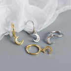Dangling Crescent Earrings - Aventus
