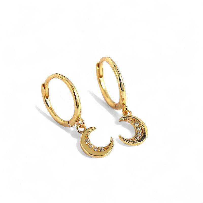 Dangling Crescent Earrings - Aventus