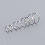 Circle Huggie Hoop Earrings - Aventus