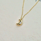 Crescent Moon Necklace - Aventus