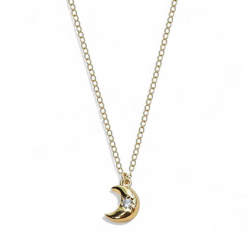 Crescent Moon Necklace - Aventus