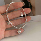 Puffy Heart Bead Bracelet - Aventus