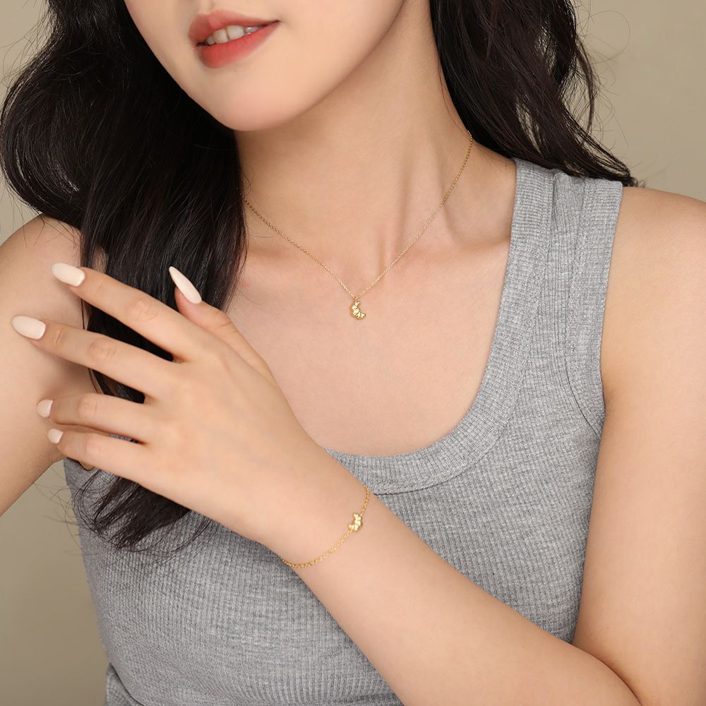 Croissant Pendant Necklace
