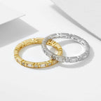 Round Baguette Eternity Band - Aventus