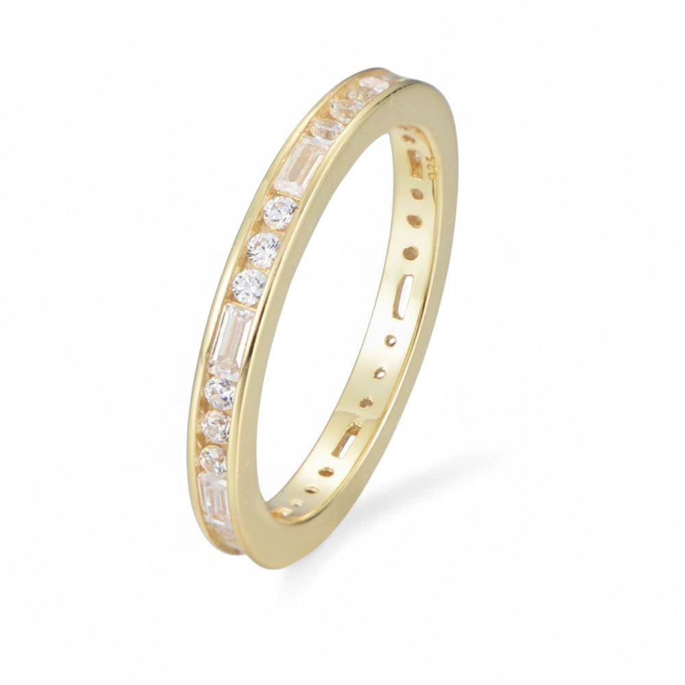 Round Baguette Eternity Ring - Aventus